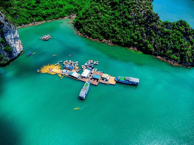 island, lan ha bay, ocean